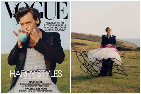 harry styles vogue dress gucci|harry styles gucci shoot.